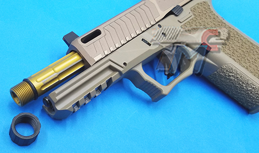 TMC Custom Glock 18C LALL Style Gas Blow Back (FDE)(Pre-Order) - Click Image to Close
